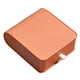 thumbnail image 3 of Caja de almacenamiento de escritorio resistente y duradera de polipropileno, apilable, de gran capacidad, aspecto elegante, organizador de cajones pequeños para el hogar y la oficina, color naranja, 3 of 12