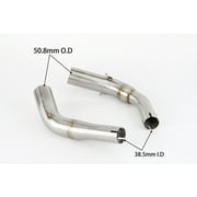 For Honda CBF 1000 2006 2007 2008 2009 2010 CBF1000 Escape Slip-on Motorcycle Exhaust Muffler Mid Link Pipe 51MM