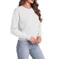 thumbnail image 2 of Sundazz Women's Long Sleeve Cardigan Sweaters Lightweight Button Up Sweaters Knit Fall Tops Fashion Clothes, 2 of 8