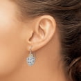 thumbnail image 3 of Shey Couture QTC509 Sterling Silver with 14K Gold Diamond Vintage Earrings, Polished, 3 of 4
