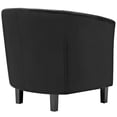 thumbnail image 2 of Modway Prospect Tufted Button Performance Velvet Upholstered Accent Lounge Arm Chairs in Black, 2 of 2