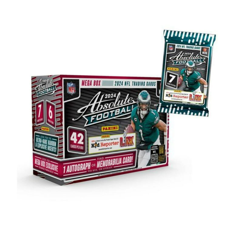 2024 Panini NFL Absolute Football Trading Card Mega Box - Walmart.com