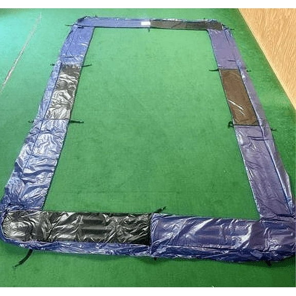 Rectangle 8x14 Blue Trampoline Frame Pad- Fits Upper Bounce