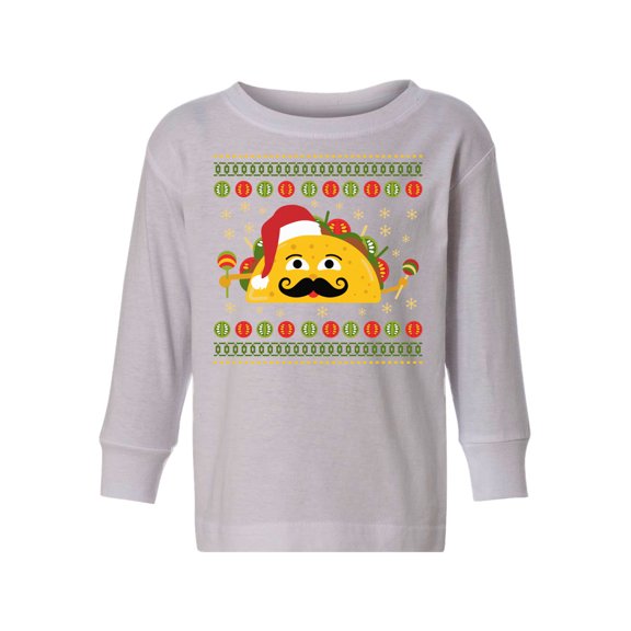 Awkward Styles Christmas Long Sleeve Shirt for Boys Girls Toddler Xmas Taco Shirt