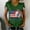 Dark Green, variant on NMMUED 4th of July Shirt Women 250 Years of Liberty Short Sleeve Patriotic T-shirt Graphic Tee Faith Freedom 250 Years Usa Print T Shirt 4th of July Costumes Women Dark Green L