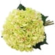 thumbnail image 1 of 5 hortensias artificiales, ramo de hortensias, adecuado para bodas, hogar, hoteles, decoración de fiestas, arreglos florales (verde), 1 of 5