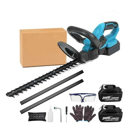 Cordless Hedge Trimmer Electric Hedge Trimmer Battery Pruner Trimmer For Grass Electric Scissors For 18v Garden Tool ,2 IN 1 Trimmer & Edger