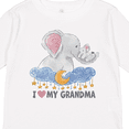 thumbnail image 4 of Inktastic I Love My Grandma Elephant Family Boys or Girls Long Sleeve Toddler T-Shirt, 4 of 5