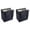 Black*2, variant on Styrofoam Cooler Insulated Shopping Bag Thermal Bag Reusable Grocery Bags Insulated Collapsible Coolers For Travel Food Delivery Bag Insulated Grocery Bags With Zipper