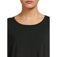 thumbnail image 4 of Athletic Works Women’s Dri More Dolman Sleeve Tee with Side Slit, Sizes XS-XXXL, 4 of 5