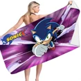 thumbnail image 5 of Toallas de baño con estampado 3D de Sonic The Hedgehog, de anime Harajuku, suaves, absorbentes y de secado rápido, para playa, para bebé, estilo kawaii, 5 of 5