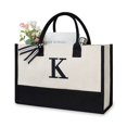 thumbnail image 1 of Bolsa TopDesign, lienzo, 43 x 30 x 20 cm, bordado K, 1 of 6
