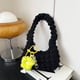 thumbnail image 3 of Bolso de hombro para mujer Cloud Underarm Bag Bolso de mano informal plisado Bolsos (Negro) Ndcxsfigh Para Estrenar, 3 of 5