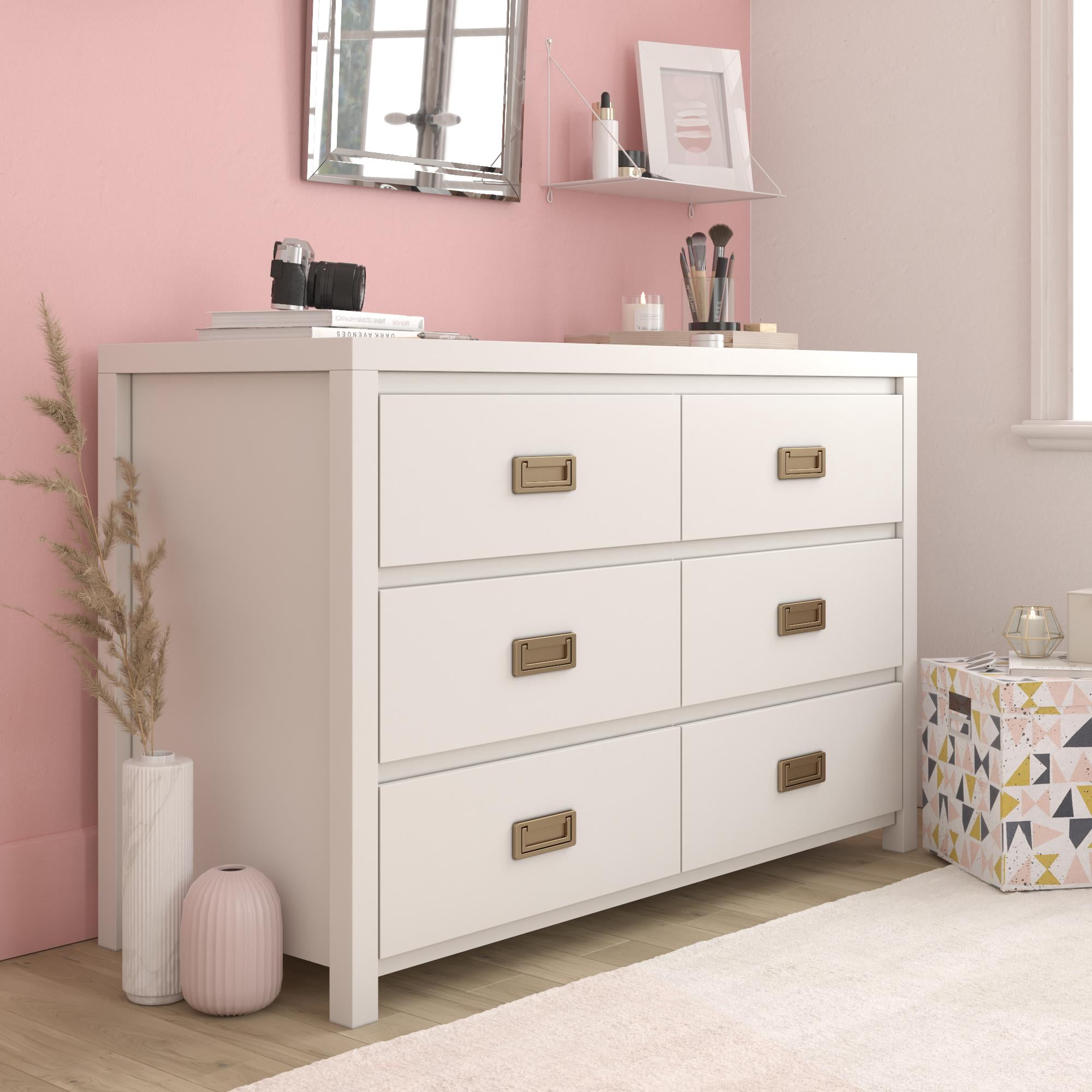Haven 6-Drawer Kids' Dresser, White