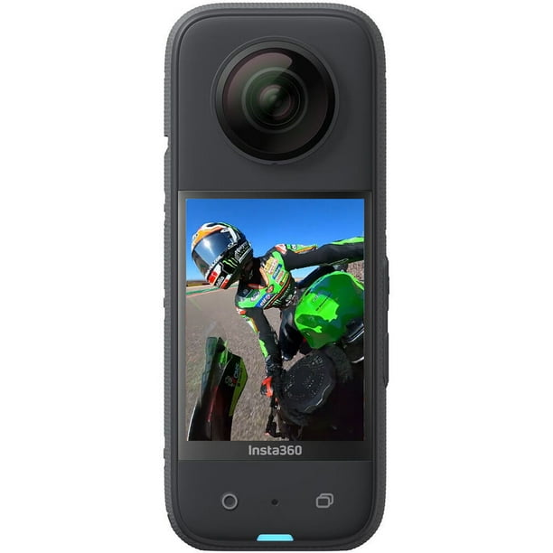 Insta360 X3 - Caméra d'action 360 étanche + Perche à selfie + Protections +  Carte 64 Go + Plus 