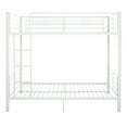 thumbnail image 4 of Walker Edison Premium Twin Over Twin White Metal Bunk Bed, White, 4 of 8
