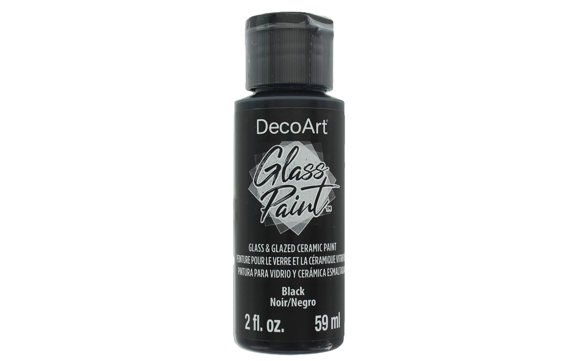 Decoart Glass Paint 2oz Black