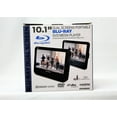 "Sylvania Double Car 10.1"" Dual Screen Portable BluRay DVD Media