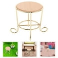 thumbnail image 2 of Shisuyan Mini Maison Table à Thé en Métal 1 Pcs Ronde Miniature, 2 of 8