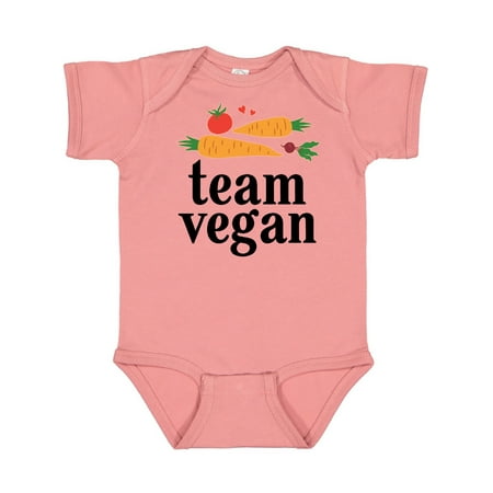 

Inktastic Vegetarian Gift Team Vegan Gift Baby Boy or Baby Girl Bodysuit