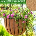 thumbnail image 3 of ievspot Round Coco Coir Liner Basket  Indoor Outdoor Garden Wall Hanging Planter Insert  Gardening Supplies, 3 of 8