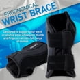 thumbnail image 2 of Franklin Sports Wrist Brace and Stabilizer - Adjustable Sports Wrist Guard - Wrist Compression Brace for Pain Relief + Injury Prevention - One Size, 2 of 6