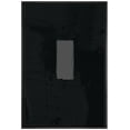 thumbnail image 2 of PixonSign Framed Canvas Wall Art Black Geometric Color Field Gray Square Abstract Print Minimalism Contemporary Nordic Relax/Calm Decoration for Living Room, Bedroom, Office - 24"x36" Black, 2 of 5