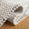 thumbnail image 6 of SAFAVIEH Natura Paula Zig-Zag Area Rug, Ivory/Black, 9' x 12', 6 of 9