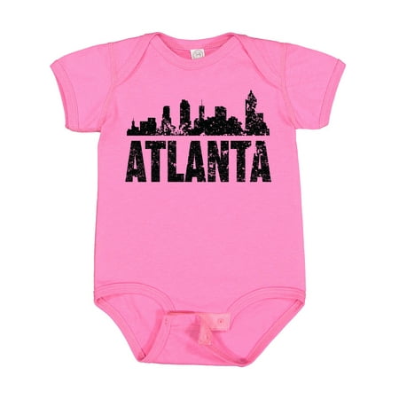 

Inktastic Atlanta Skyline Grunge Gift Baby Boy or Baby Girl Bodysuit