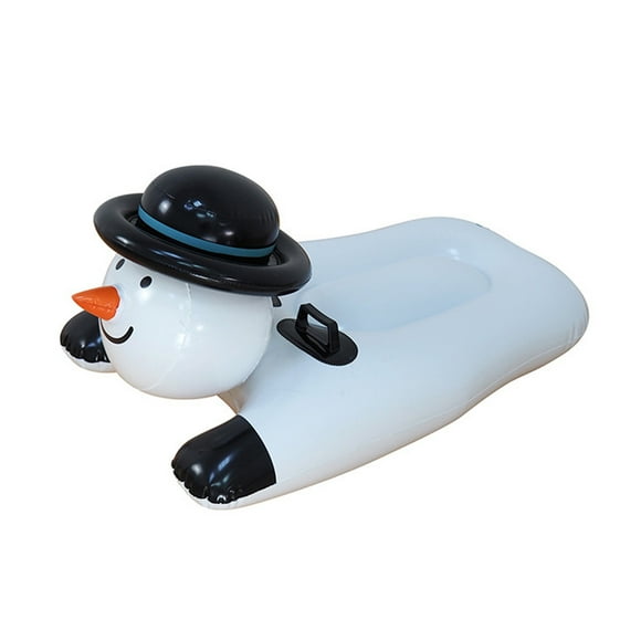 Agiferg PVC Cold-resistant And Wear-resistant Material Inflatable Snowboard Snowman Ski Ring Christmas Sleigh Ski