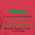 thumbnail image 3 of CafePress - Aussiedoodle T Shirt - Women's Traditional Fit Dark T-Shirt, 3 of 4
