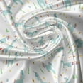 thumbnail image 5 of Ambesonne Unicorn Party Valance Pack of 2, Fantasy Unicorns, 54"X12", Pale Blue White, 5 of 5