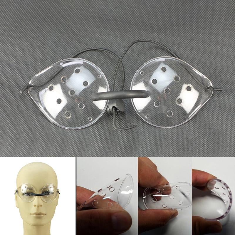 1Pcs Plastic Ventilated Clear Eye Shield Eye With 9 Holes After Eye