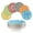 Color A, variant on AHX 23 oz Multicolor Ceramic Serving Tableware Bowls (6 Count)