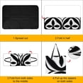 thumbnail image 4 of Bohemian Pattern Waterproof Picnic Blanket with Foldable Zipper, Suitable for Outdoor Use, Suitable for Travel, Camping, Beaches, Parks, Grasslands, Picnic Blanket Accessories, 4 of 8