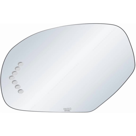 exactafit 8714SL Driver Side Mirror Signal Glass Replacement Fits Cadillac Escalade, Chevy Avalanche Silverado Suburban Tahoe, GMC Sierra Yukon XL Left Hand 3m Adhesives