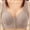 Gray, variant on Womens Wireless Everyday Bra Front Closure Full Coverage Breathable Fabric Daily Wear Bra Push Up Underwear 40A