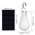 thumbnail image 1 of Bombilla solar Luz solar Lámpara de emergencia para acampar Lámpara de bombilla solar para cobertizo Patio Jardín Gallinero Granero Casa de mascotas Patio Camino Iluminación 1 pieza, 1 of 2
