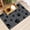 Black, variant on 16"×24" Dog Food Mat-Absorbent Dog Mat for Food and Water, No Stains Quick Dry Cat Food Bowl Mat with Footprints for Messy Drinkers,Dark Grey