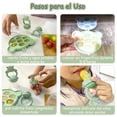 thumbnail image 3 of Bandeja Congeladora EHRHDKNS Verde Sonriente para Alimentos de Bebés Sin BPA, 3 of 6