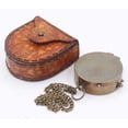 thumbnail image 2 of Rii Brand Brass Engraved Antique Color Working Compass with Case, 2 of 5