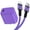 Purple, variant on Compatible for iPhone USB C Block, PD 20W Type C Charger Block with 6FT USB Type C Charging Cable, USB C Cube Box Wall Charger Adapter Plug Fast Charging Station Compatible for iPhone, Purple