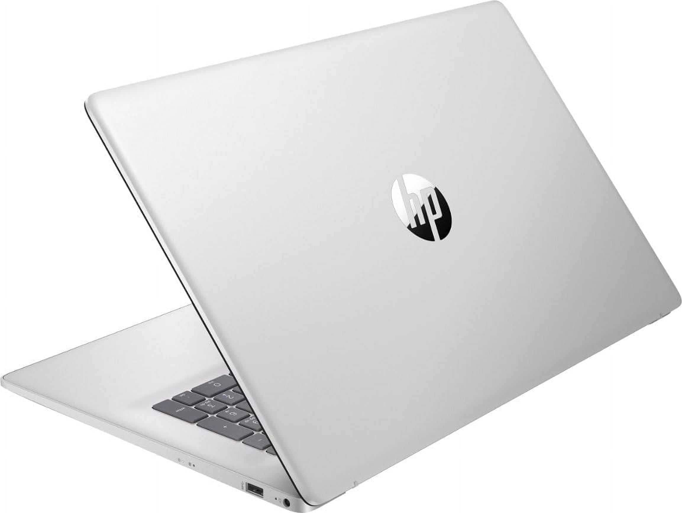 HP 17 17.3" FHD + Business Laptop Computer, Intel Core i3-1215U, 8GB RAM, 256GB SSD, Long Battery Life, Wi-Fi, Bluetooth, HDMI, Silver