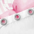 thumbnail image 3 of Erosebridal Rideaux Boule Disco Bling pour Salon, Rideaux Occultants Roses 30 %-50 % Ensemble de 2 (42x84), Décoration Nœud Kawaii, 3 of 5