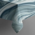 thumbnail image 5 of Square Tablecloth, Waterproof Polyester Table Cover, Wrinkle Resistant & Washable Fabric for Dining, Kitchen, Picnic, 42x42in(107x107cm), Liquid & Marble Print, 5 of 6