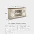 thumbnail image 6 of Signature Design by Ashley Realyn 74" TV Stand in Chipped White and Brown, 6 of 10