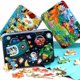 thumbnail image 1 of Pcs Puzzle Toys Kids Wooden Matching Puzzle Games Cartoon Ocean Animal Cars Toys Childdren Gifts heqiyong LED, 1 of 2