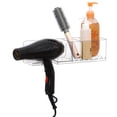 thumbnail image 4 of Hyasfey Hair Dryer Holder Punch-free Suction Type Transparent Wall Storage Caddy Hair Blower Organizer Wall Mount Bathroom Comb Scissors Storage Rack, 4 of 6