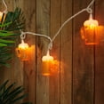 thumbnail image 2 of Northlight 10-Count Beer Mug Summer Outdoor Patio String Light Set, 7.25ft White Wire, 2 of 3