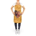 thumbnail image 2 of Carolines Treasures 8858APRON Butterfly on Gold Apron Large multicolor, 2 of 4